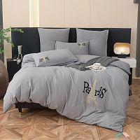 КПБ 2,0сп сатин 50*70см+70*70см MOOD OF PARIS серый Viva Home Textile