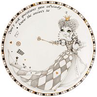 Тарелка десертная фарфор 20см WONDERLAND КОРОЛЕВА Lefard 590-532