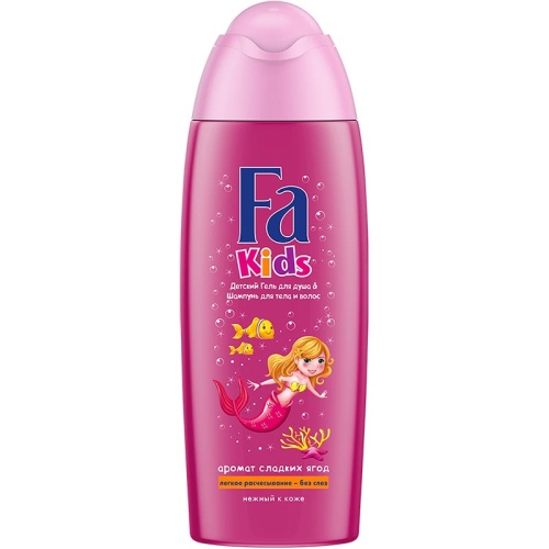 Гель для душа FA 250мл Kids Русалочка 1/10