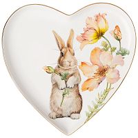 Блюдо из фарфора 21,5см SENSE КРОЛИКИ сервировочное Lefard 590-436