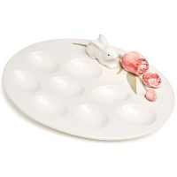 Блюдо для яиц фарфор 23*21см SUNDAY 58-1054