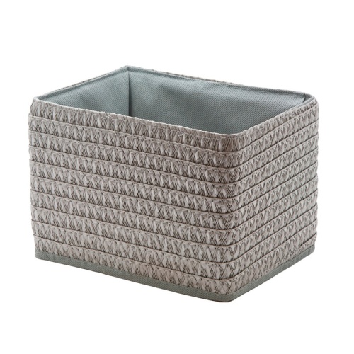 Корзинка декоративная 25*19*17см СКЛАДНАЯ серый Магамакс QR06F-M