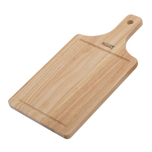 Доска разделочная гевея 40*21см BOSCO с ручкой Regent 93-BO-15-03