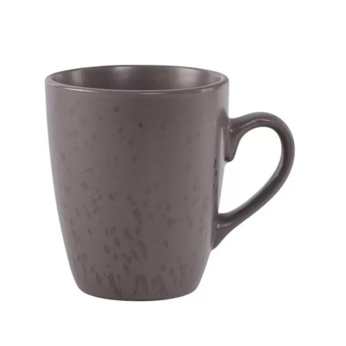 Кружка керамика 360мл DROPS серо-коричневый Domenik DMD155