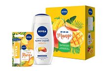 Подарочный набор NIVEА WOMEN Манго (гель для душа 250мл + бальзам для губ 5,5мл)