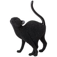 Фигурка полистоун 17,5*7,5*25,4см КОШКА ЧЕРНЫЙ Lefard 146-2076