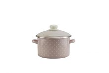 Кастрюля эмаль 3,0л Горох мелкий 17-Б1612/6-К