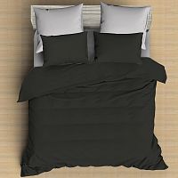 КПБ 2,0сп сатин 70*70см однотонный GRAPHITE Amore Mio Double BZ max Spo