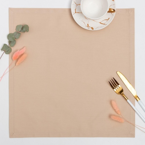 Салфетка сервировочная 40*40см БЕЖЕВЫЙ Этель 6384911