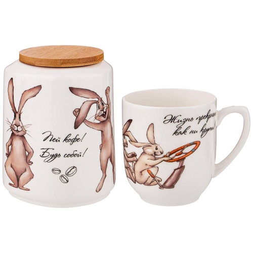 Чайный набор на 1 перс. 2пр СЧАСТЬЕ ЕСТЬ Lefard 85-1798