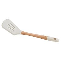 Лопатка силиконовая 35*8*5см WHITE с прорезями Ассорти Guffman M04-021-W