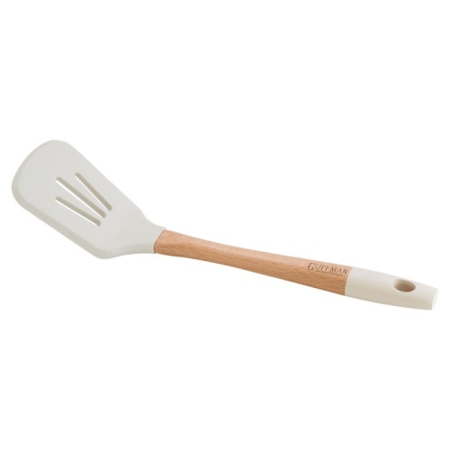 Лопатка силиконовая 35*8*5см WHITE с прорезями Ассорти Guffman M04-021-W