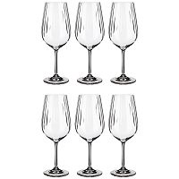 Набор бокалов для вина 6шт 550мл WATERFALL Bohemia Crystal 674-790