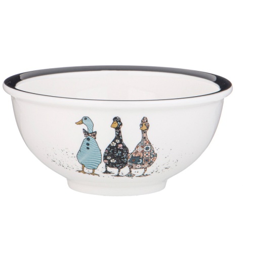 Салатник фарфор 15см 500мл FAMILY FARM ГУСИ Lefard 263-1280