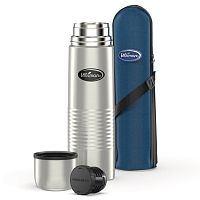 Термос 1000мл Biostal у/г нерж. сталь пробка крышка-чашка (чехол) NB-1000B