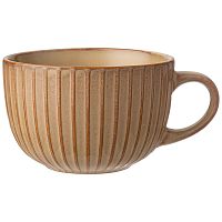 Кружка керамика 580мл STRIPE COLLECTION сливочный Lefard 191-216