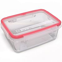 Контейнер для хранения прямоугольный 0,75л ЭКСТРА ЛОК Bright Полимербыт C668