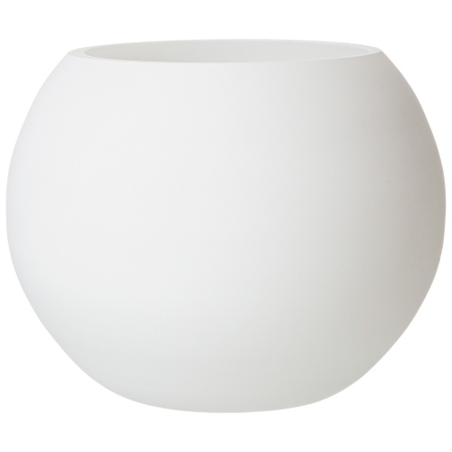 Ваза стекло 3л LUNA SATIN WHITE Muza 380-872