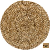 Мат на стол солома 38см NATURE плетеный Селфи 904-107