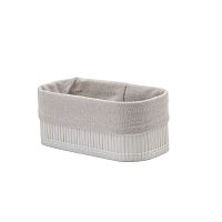 Корзинка для хранения 20*10*8см БАМБУК белый Магамакс Shan-20S