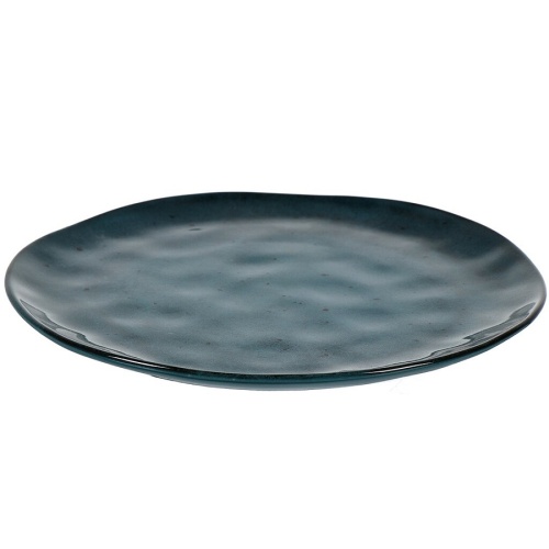 Тарелка обеденная керамика 26см STONE синий Domenik DMD051 фото 2