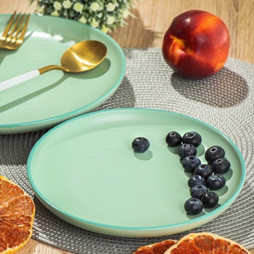 Тарелка десертная керамика 19см MACARONS Domenik DM7001 фото 3