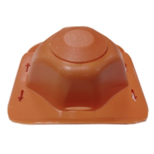 Овощедержатель для терки 12,5*11*5см АВС оранжевый Libra Plast ЛБ-133 фото 2