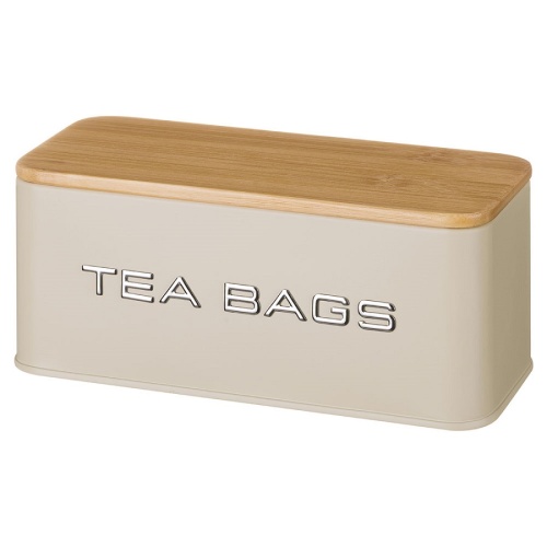 Шкатулка для чайных пакетиков 20,5*9*8см TEA BAGS IVORY Agness 790-400