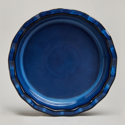 Форма для выпечки керамика Пирог 27см REACTIVE BLUE Agness 780-131 фото 3