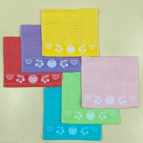 Полотенце махровое 30*50см MEYVELI 400г/м2 желтый АГХ (TR) фото 2