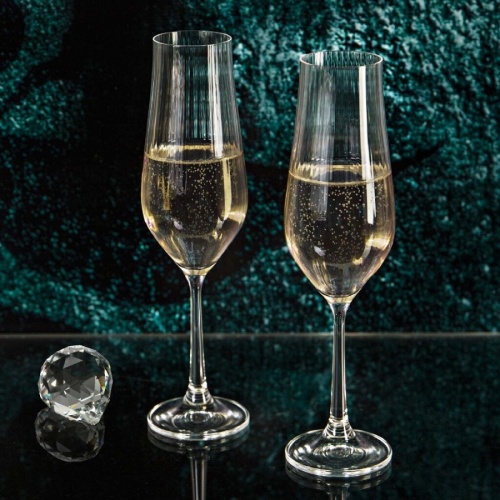 Набор фужеров для шампанского 6шт 170мл TULIPA OPTIC декорированные Crystalex 40894/36/170 фото 3 Набор фужеров для шампанского 6шт 170мл TULIPA OPTIC декорированные Crystalex 40894/36/170 фото 3