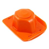 Овощедержатель для терки 12,5*11*5см АВС оранжевый Libra Plast ЛБ-133
