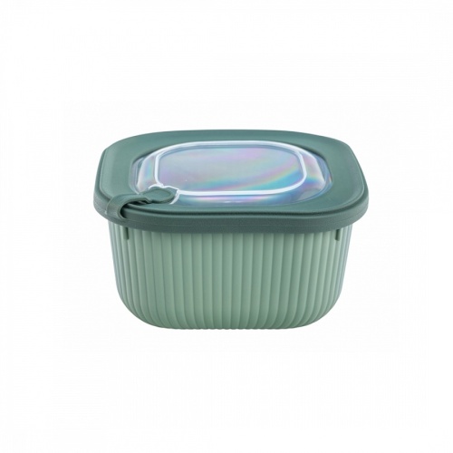 Контейнер для хранения квадратный 1,1л LINE зелёный Softchef APS012G фото 3 Контейнер для хранения квадратный 1,1л LINE зелёный Softchef APS012G фото 3