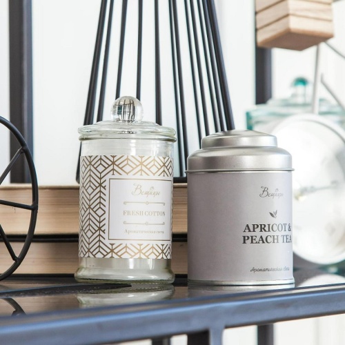 Аромасвеча в банке 6*11см FRESH COTTON Магамакс ARC-5 фото 2