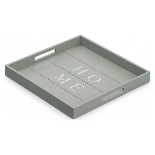 Поднос дерево 35*35см SCANDY с ручками Domenik DMT003 фото 2