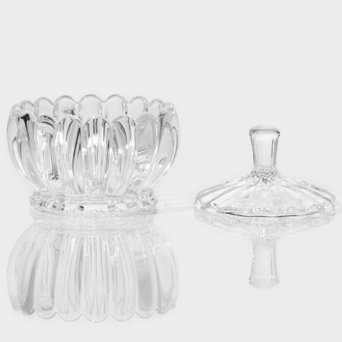 Сахарница стекло 250мл 10*10,5см ЛЮБАВА Доляна 3907370 фото 3 Сахарница стекло 250мл 10*10,5см ЛЮБАВА Доляна 3907370 фото 3