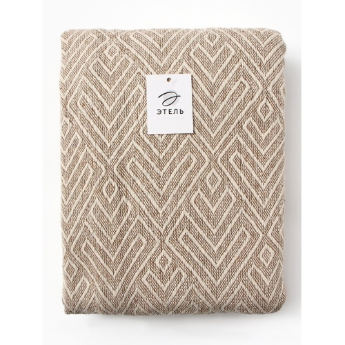 Плед 150*200см хлопок ГЕОМЕТРИЯ кисточки Этель 10611696 фото 2
