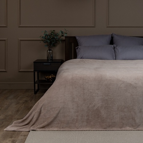 Плед 180*200см фланель СЕРО-БЕЖЕВЫЙ Absolute TF FNP BE-GY1 1820 фото 2 Плед 180*200см фланель СЕРО-БЕЖЕВЫЙ Absolute TF FNP BE-GY1 1820 фото 2