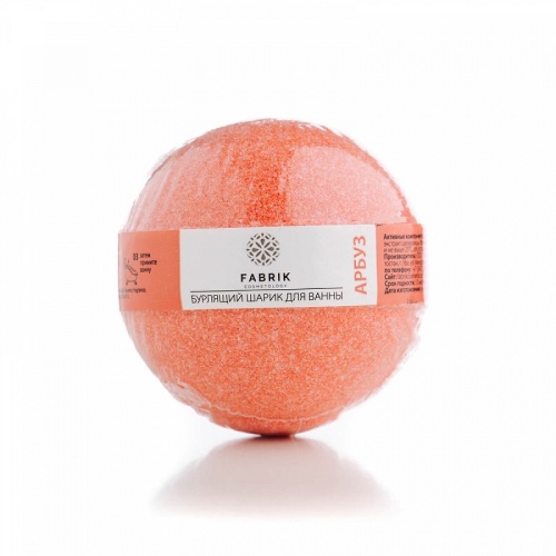 Соль для ванны бурлящая FABRIK COSMETOLOGY 120г Шарик Mono Fruit Bomb Арбуз фото 3