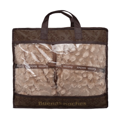 Плед 220*240см мех ГОРОХ БЕЖЕВЫЙ Buenas Noches TF F199BE2 2224 фото 4