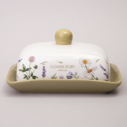 Масленка керамика 17*12,5*8,5см FLOWER STORY Agness 358-2175 фото 2