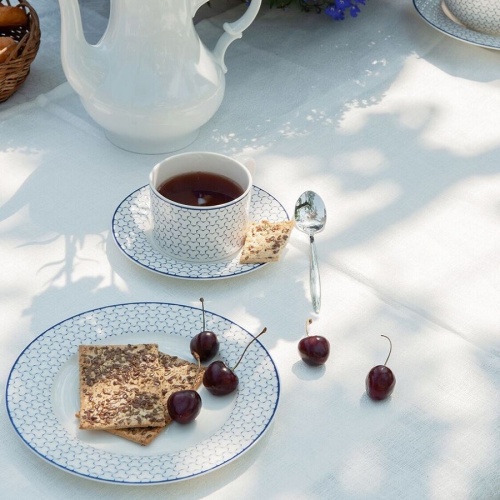 Тарелка десертная фарфор 19,1см ВОЗДУШНАЯ Home Queen 77097 фото 3