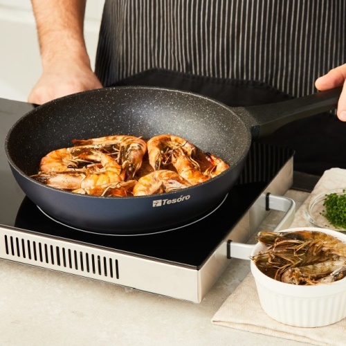 Сковорода 20см Tesoro FLORENCE BLUE литой алюм. АП TF2120 фото 9