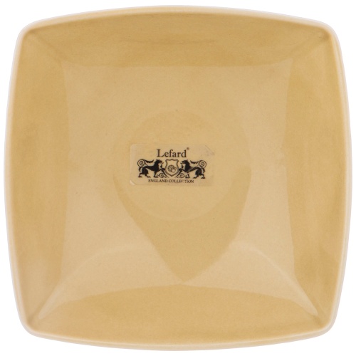 Салатник фарфор 300мл TINT ЖЕЛТЫЙ квадратный Lefard 48-932 фото 2