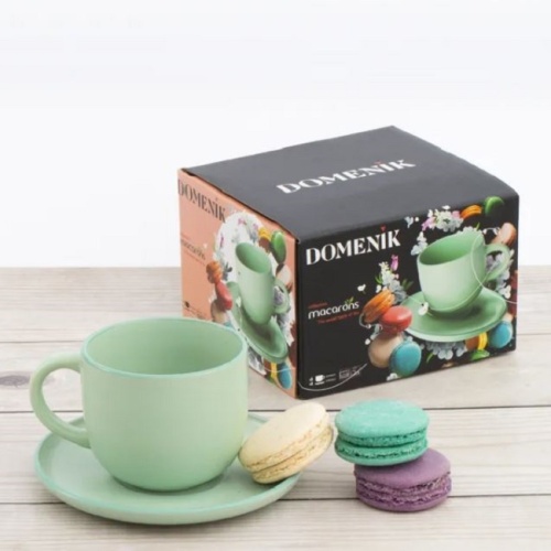 Чайная пара керамика 350мл MACARONS Domenik DM7004 фото 3