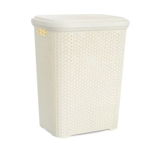 Корзина для белья 55л RATTAN слоновая кость Hobby Life HL081106IV фото 2