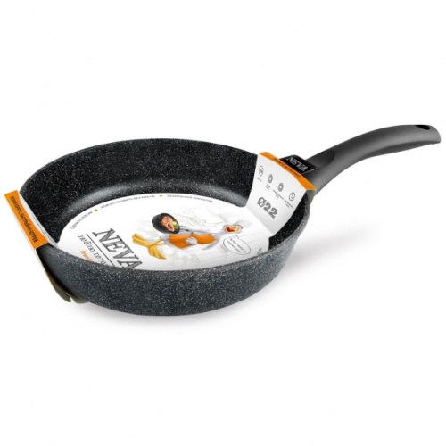 Сковорода 22см Нева GRANITE литой алюм. АП NG122 фото 3