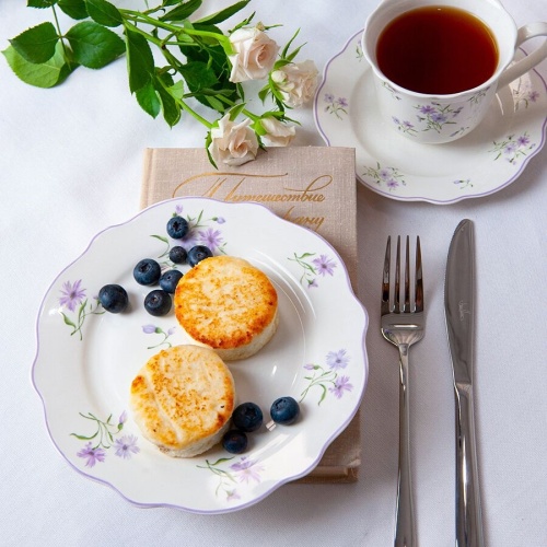 Тарелка десертная фарфор 19,2см ЛЕТНИЕ ВОСПОМИНАНИЯ Home Queen 77103 фото 11