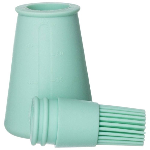 Кисточка силиконовая с ёмкостью-дозатором 12*5см Agness 923-141 фото 2 Кисточка силиконовая с ёмкостью-дозатором 12*5см Agness 923-141 фото 2