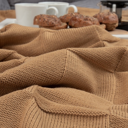 Плед 150*200см акрил DOLCE БЕЖЕВЫЙ Buenas Noches SV 1520 BE фото 4